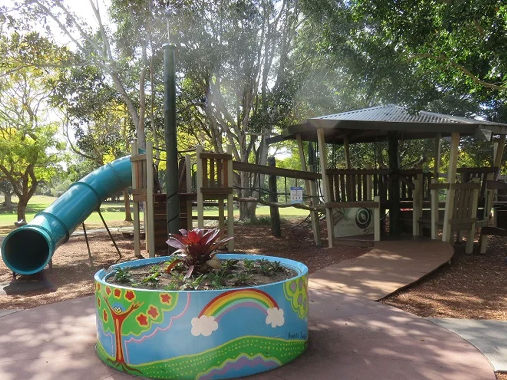 Finding quiet ground at Biami Yumba Park